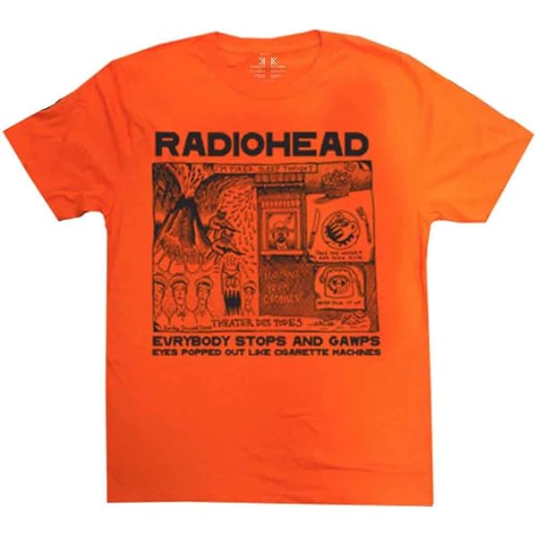 Radiohead Tシャツ クマの顔デザイン Radiohead Tシャツ クマの顔デザイン Radiohead Tシャツ クマの